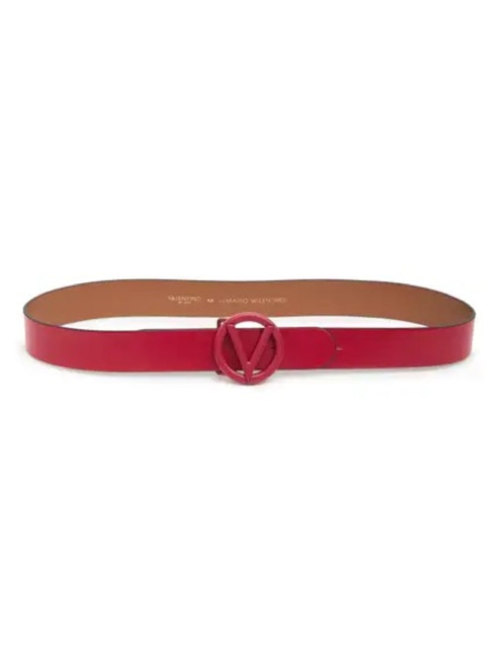 Valentino Guisy VLogo Round Buckle Belt